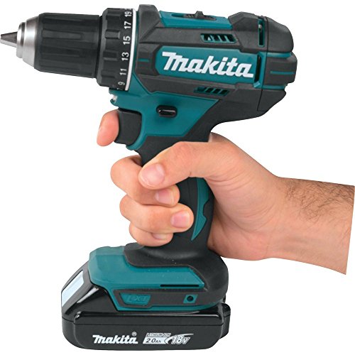 Makita XFD10R 18V Compact Lithium-Ion Cordless 1/2" Driver-Drill Kit